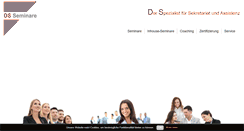 Desktop Screenshot of ds-seminare.de