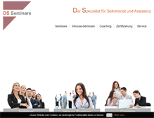 Tablet Screenshot of ds-seminare.de